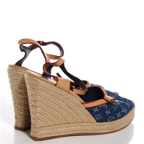 louis vuitton women's espadrilles|louis vuitton denim espadrilles.